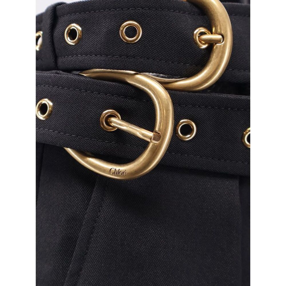 Chloe' Women Virgin Wool Trousers - Picture 3 of 3